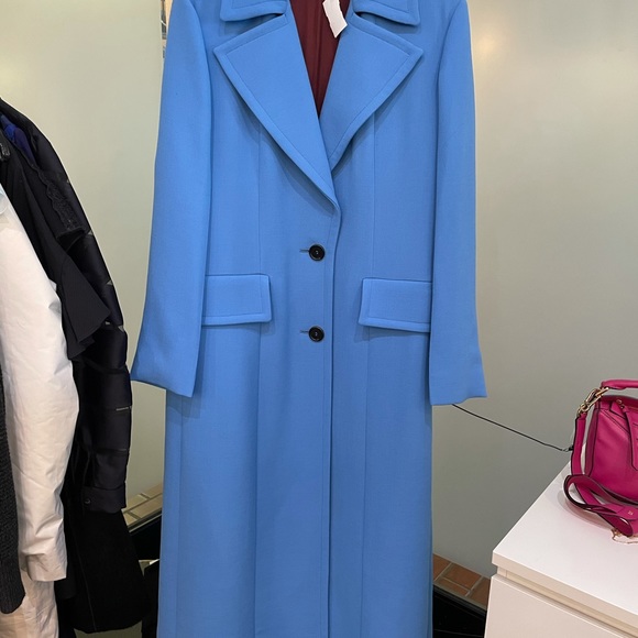 Marni Blue Maxi Coat - Picture 10 of 13